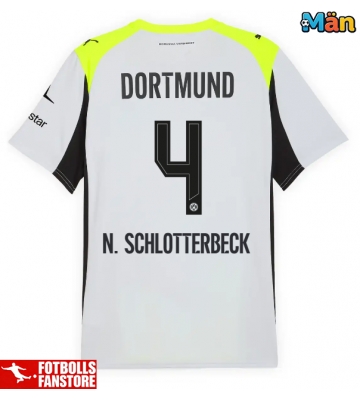 Borussia Dortmund Nico Schlotterbeck #4 Bortatröja 2025-26 Kortärmad